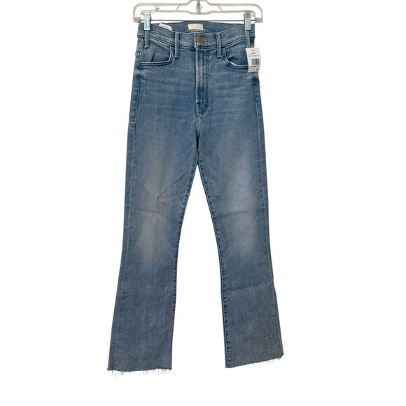 Mother The Hustler High Rise Flare Leg Ankle Jeans in Cutting Class Size 25 NWT - Picture 12 of 12